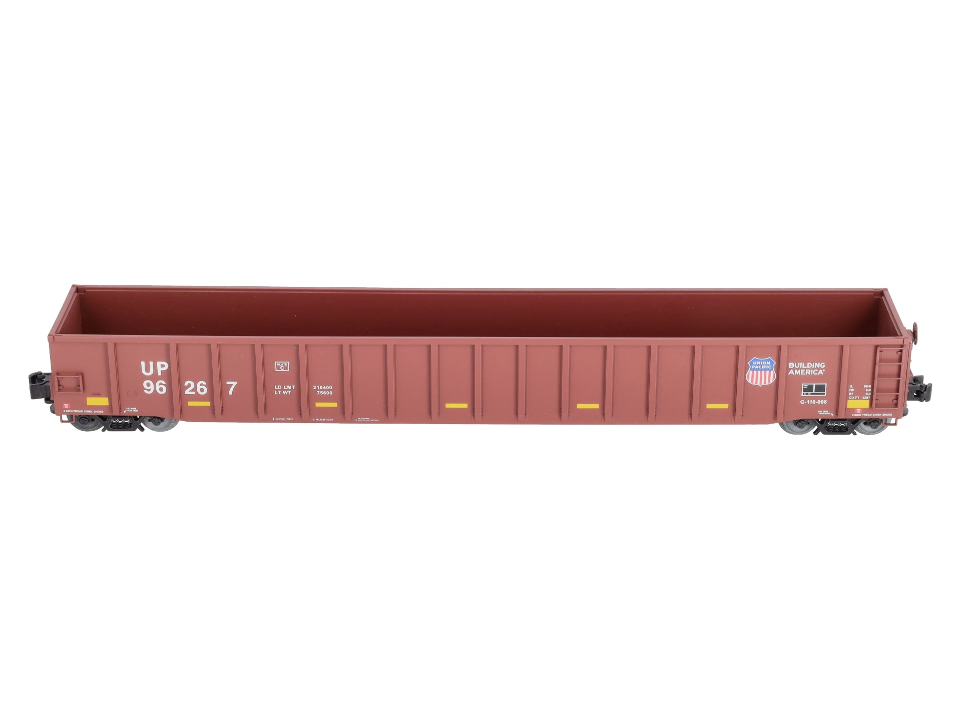 Lionel 6-84592 O Gauge Union Pacific 65' Mill Gondola #96267 LN/Box
