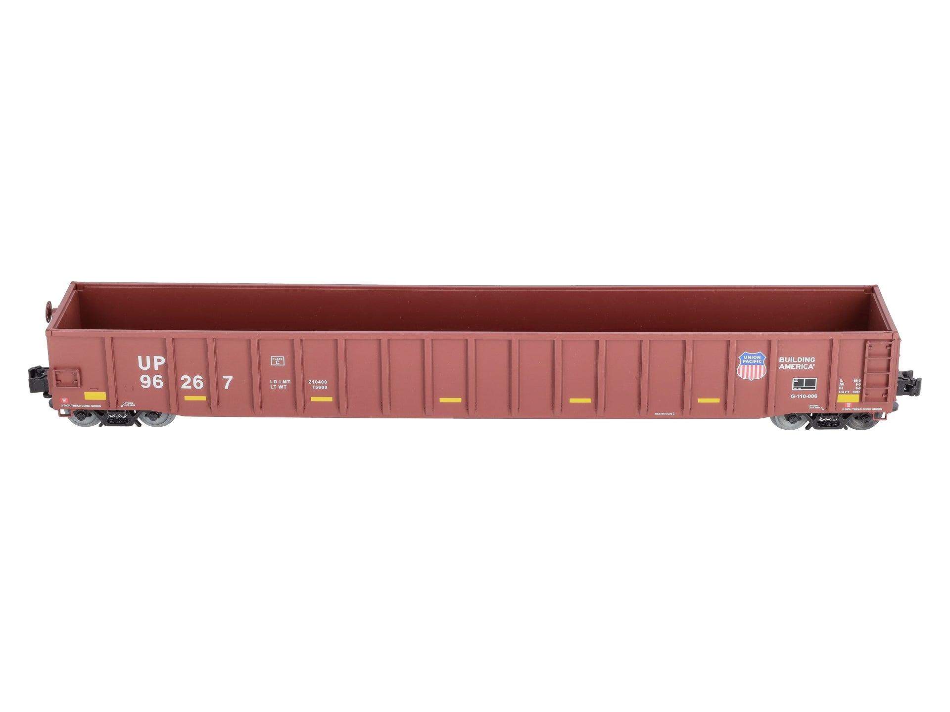 Lionel 6-84592 O Gauge Union Pacific 65' Mill Gondola #96267 LN/Box