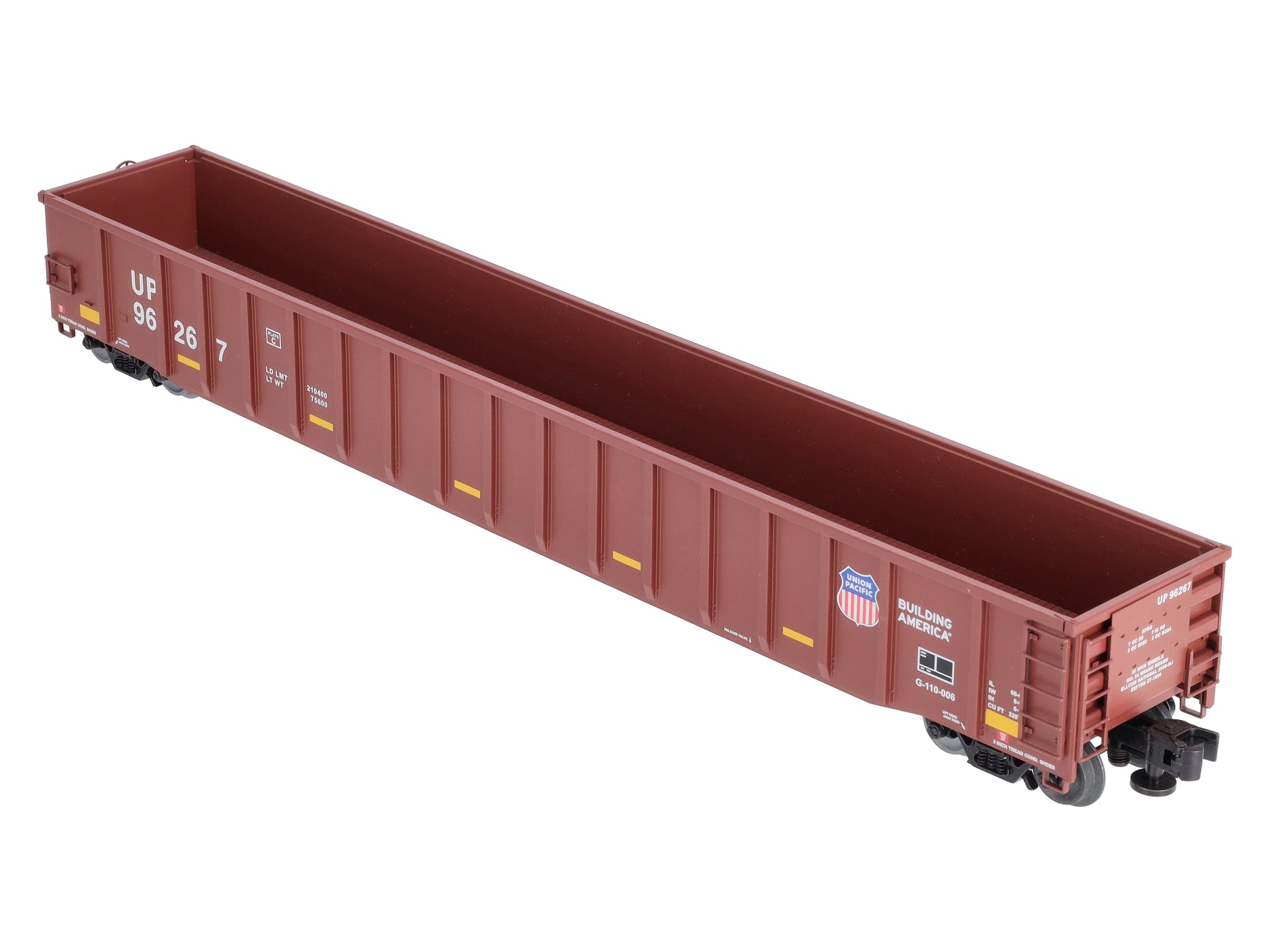 Lionel 6-84592 O Gauge Union Pacific 65' Mill Gondola #96267 LN/Box