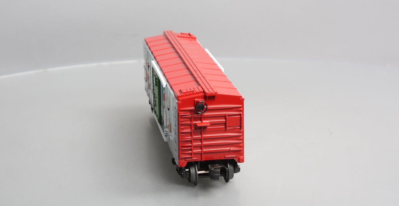 MTH 30-74971 O Scale Christmas Box Car w/ Blinking LEDs LN/Box