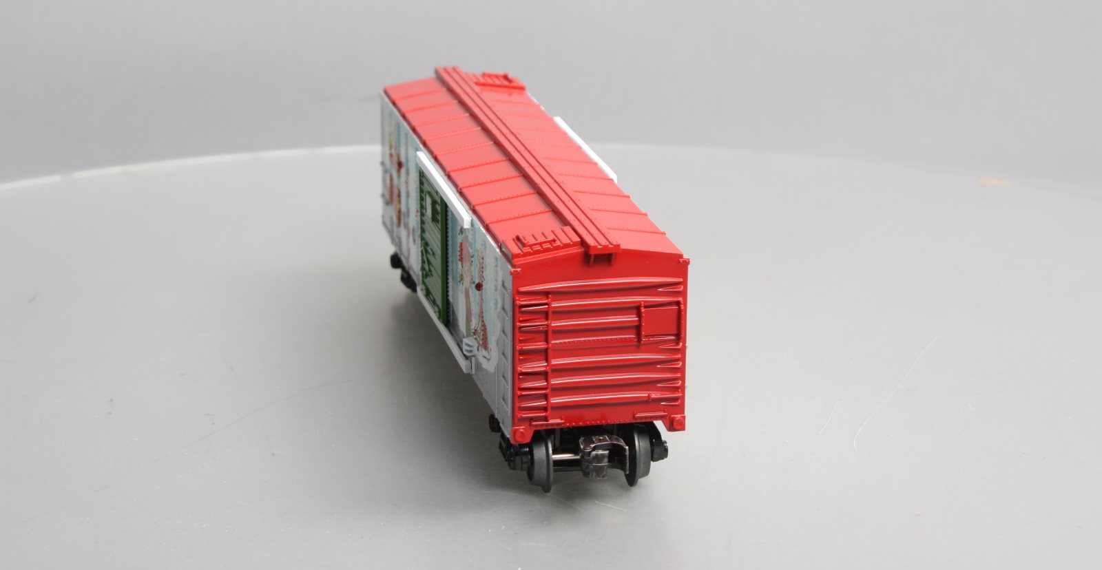 MTH 30-74971 O Scale Christmas Box Car w/ Blinking LEDs LN/Box