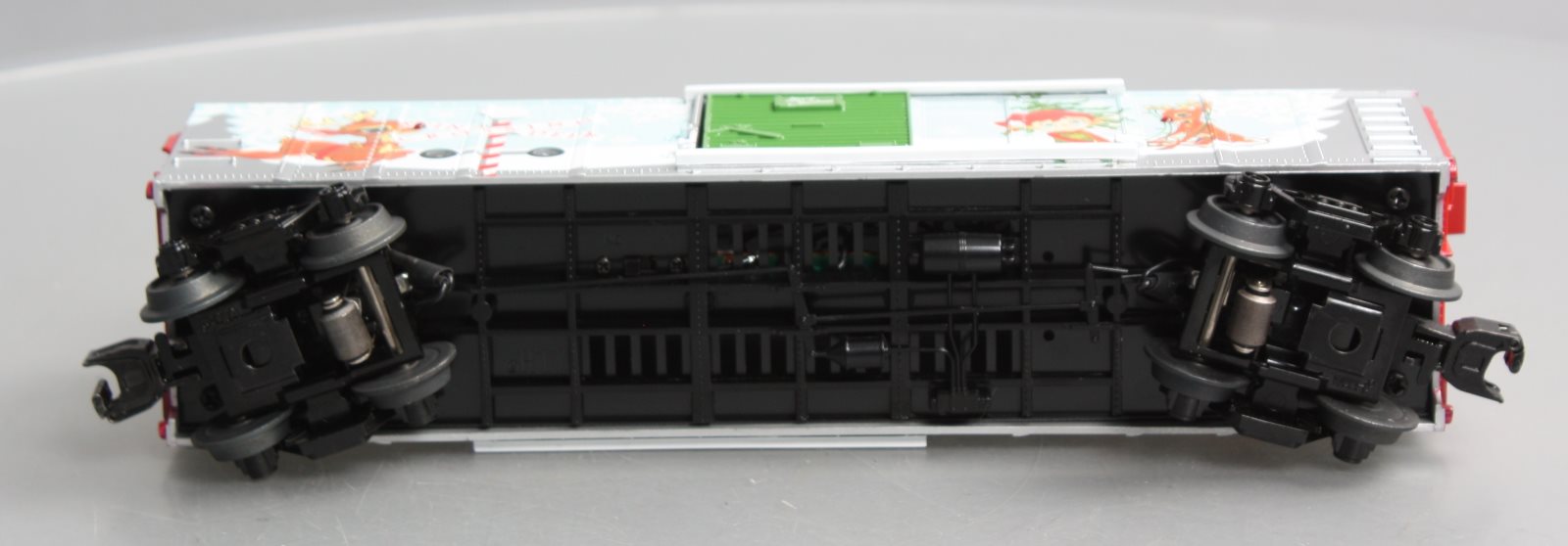 MTH 30-74971 O Scale Christmas Box Car w/ Blinking LEDs LN/Box