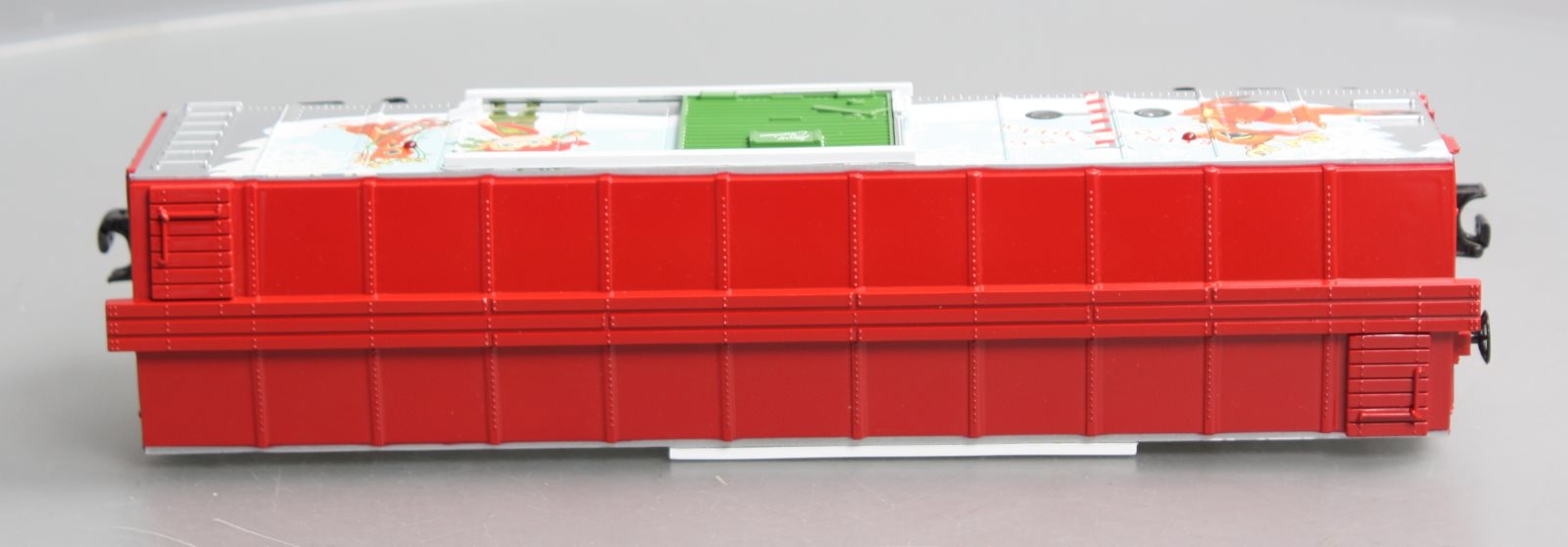 MTH 30-74971 O Scale Christmas Box Car w/ Blinking LEDs LN/Box