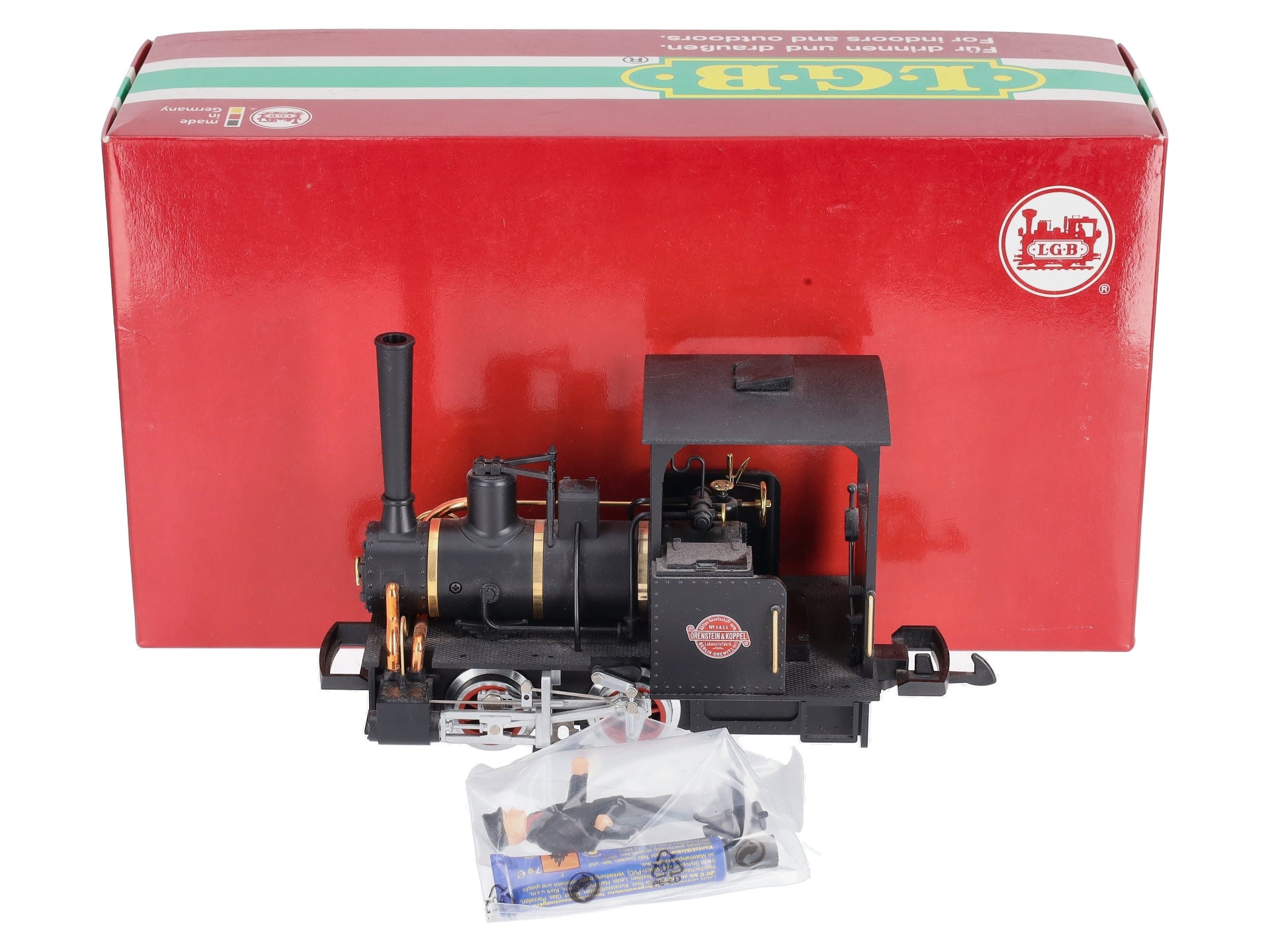 LGB 20140 G Scale Orenstein & Koppel Field Railway Steam Locomotive #1411 LN/Box