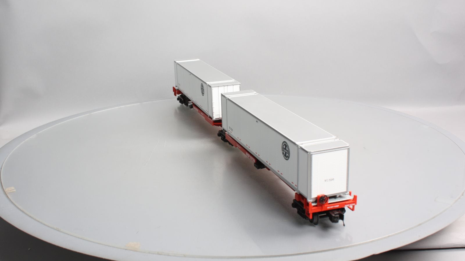 MTH 20-95178 O BNSF Spine Car Set with 2 48' Containers (Set of 2)