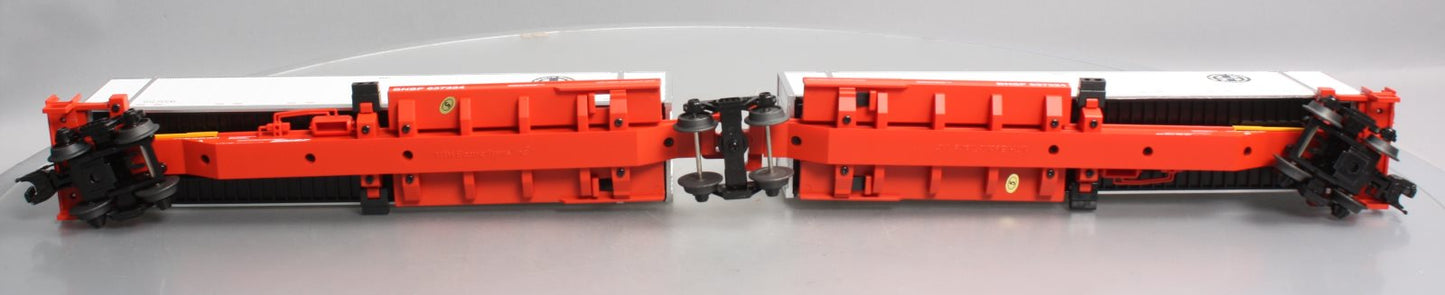 MTH 20-95178 O BNSF Spine Car Set with 2 48' Containers (Set of 2)