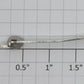 MTH EC-1250012 RailKing Starter 2-6-0 Nickel Main Rod