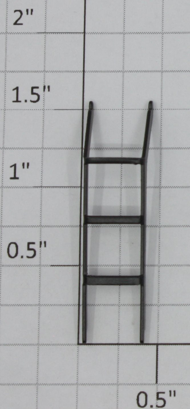 MTH HE-4200015 Black Metal 3-Rung Tank Car Ladder