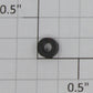 MTH ID-0000071 15/64"x7/64"x11/64" Black Plastic Spacer