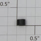 MTH ID-0000071 15/64"x7/64"x11/64" Black Plastic Spacer