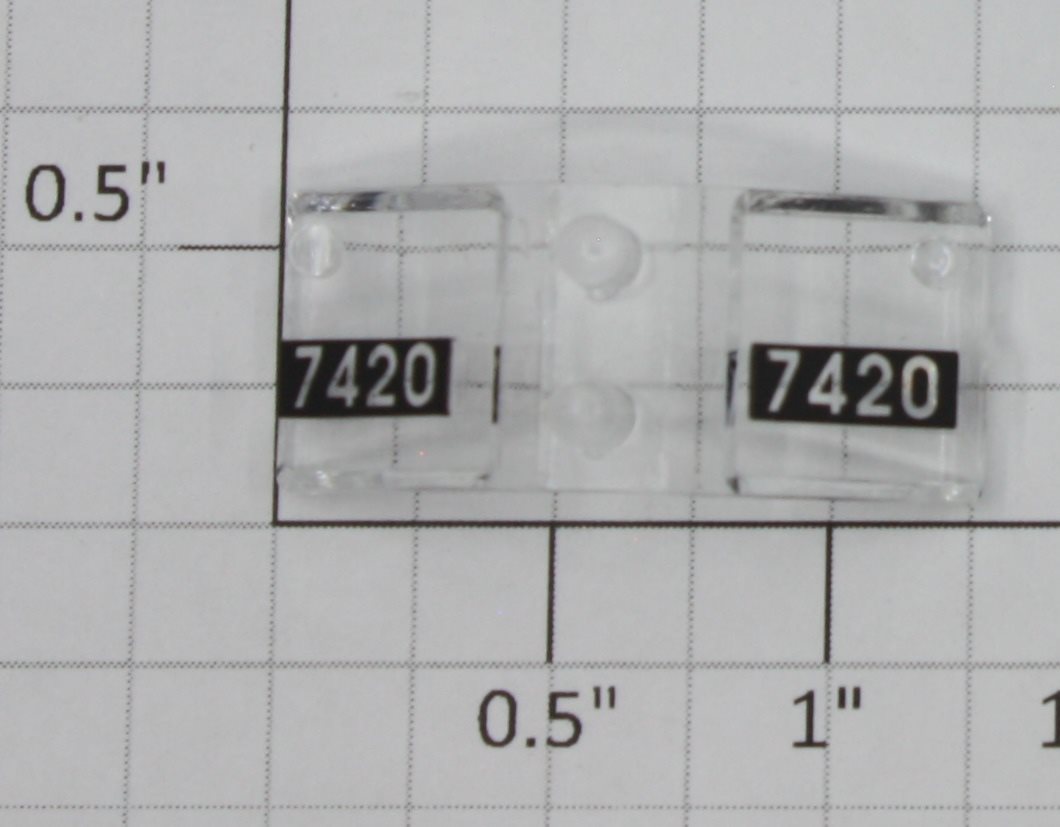 Lionel 18513-27 #7420 GP-7 Number Board Lens