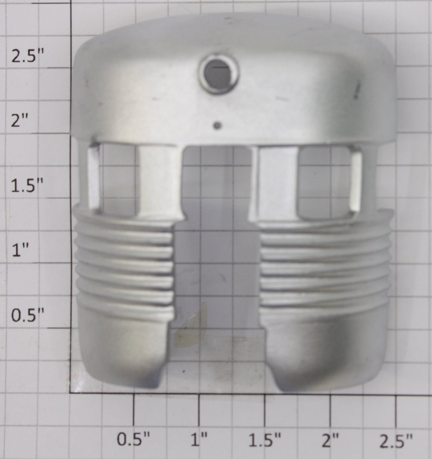 Lionel 3474-7 Die-Cast Silver Painted Observation End