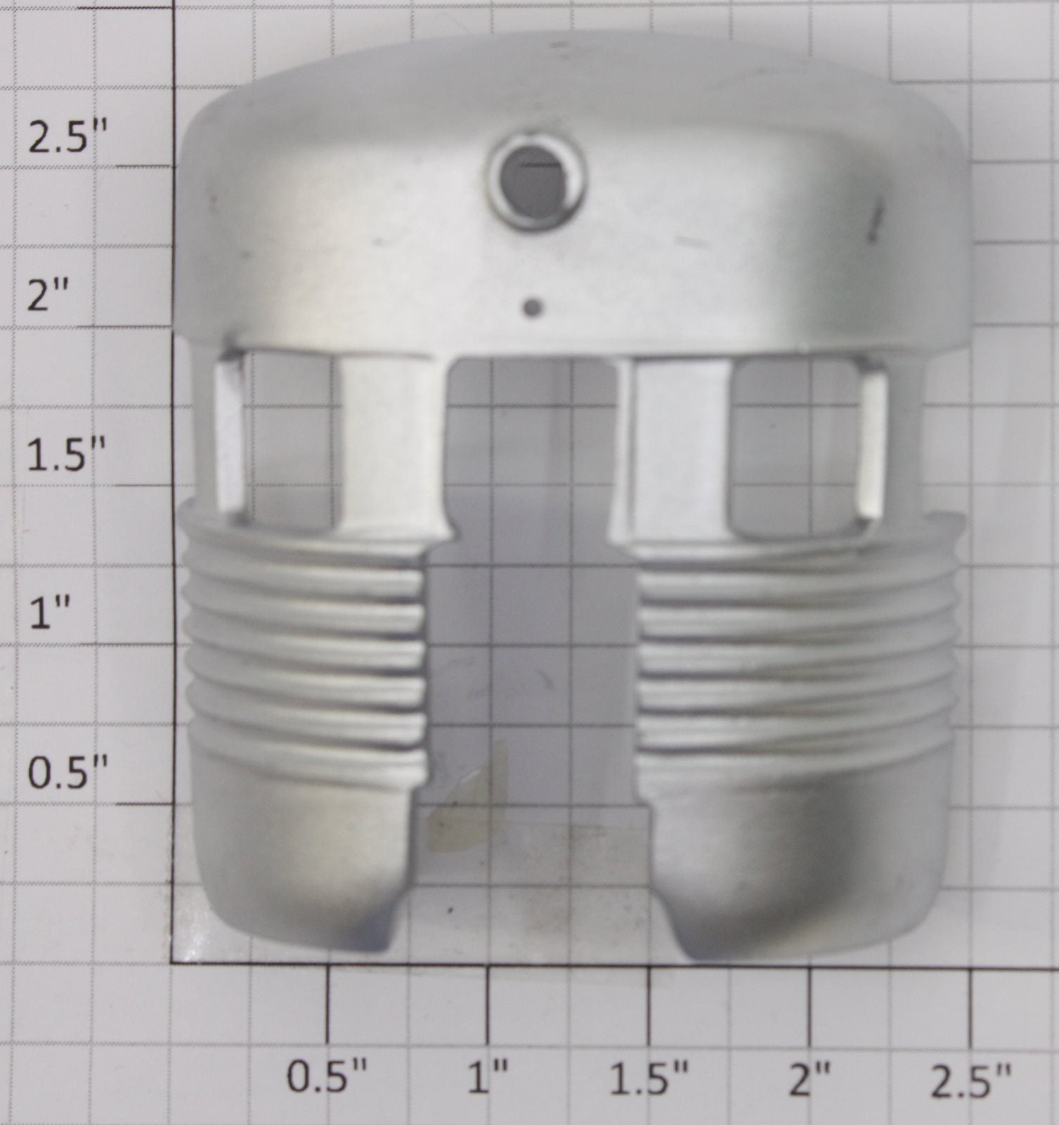Lionel 3474-7 Die-Cast Silver Painted Observation End