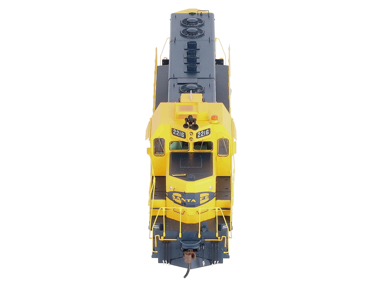 Athearn G64258 HO Santa Fe GP7u Diesel Locomotive with DCC and Sound #2216