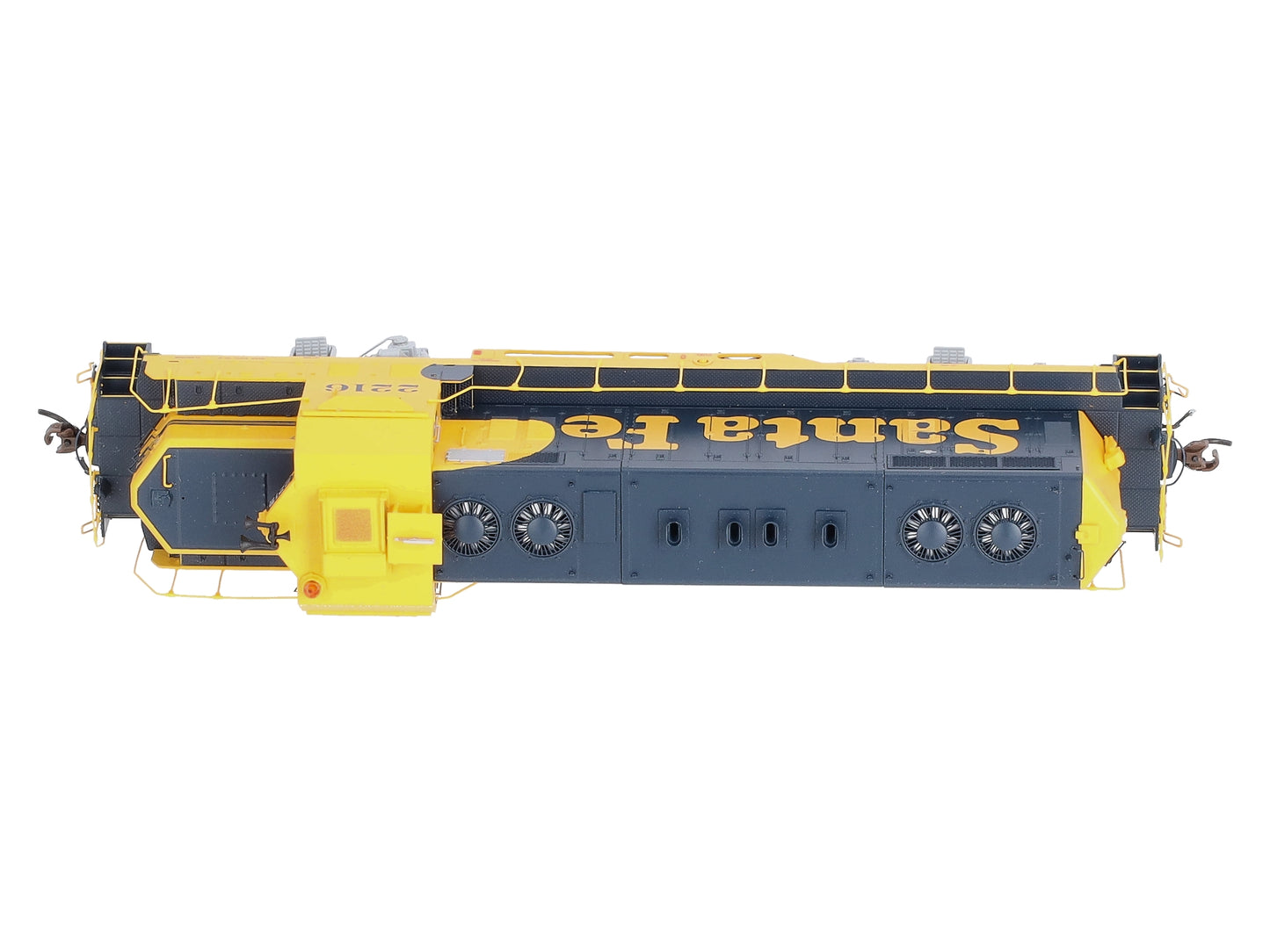 Athearn G64258 HO Santa Fe GP7u Diesel Locomotive with DCC and Sound #2216