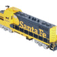 Athearn G64258 HO Santa Fe GP7u Diesel Locomotive with DCC and Sound #2216