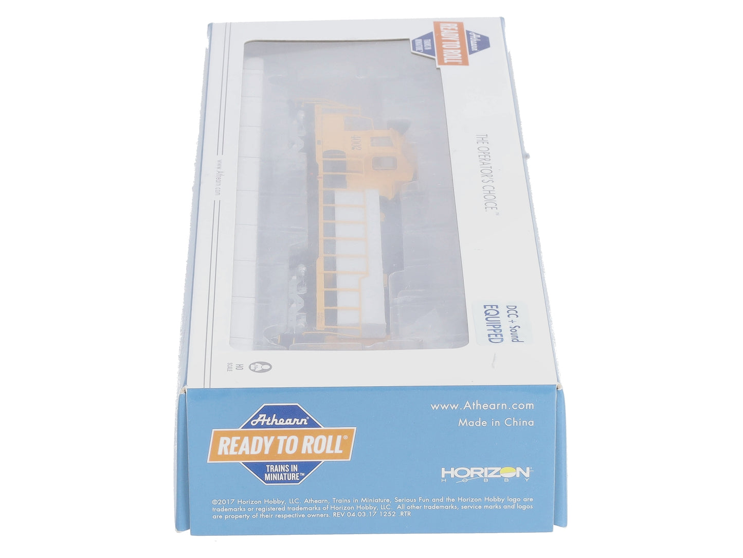 Athearn 64468 HO Santa Fe RTR SD39 Diesel Locomotive with DCC & Sound #4002