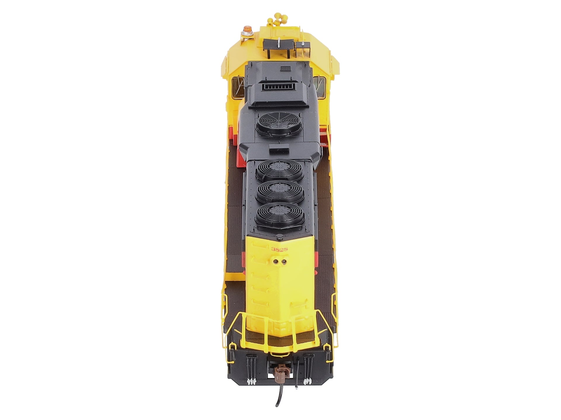 Athearn G65794 HO SF/Red & Yellow GP50 Diesel Locomotive w/DCC & Sound #3828