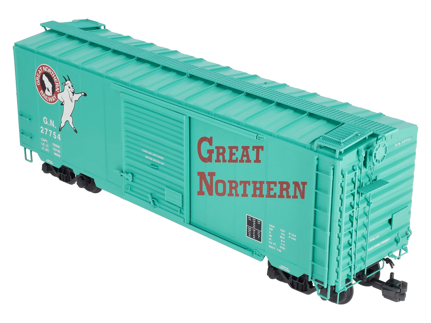 USA Trains R19229C G Great Northern 40 Ft. PS-1 Simulated Steel Box Car