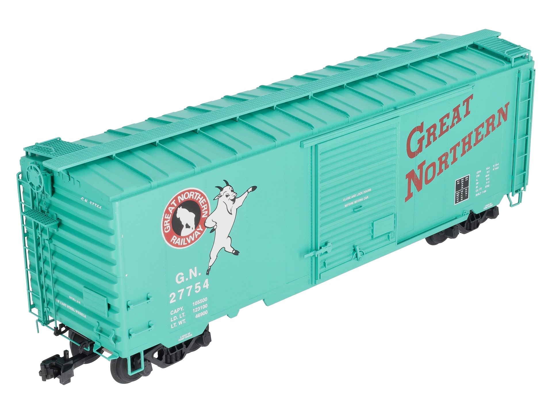 USA Trains R19229C G Great Northern 40 Ft. PS-1 Simulated Steel Box Car