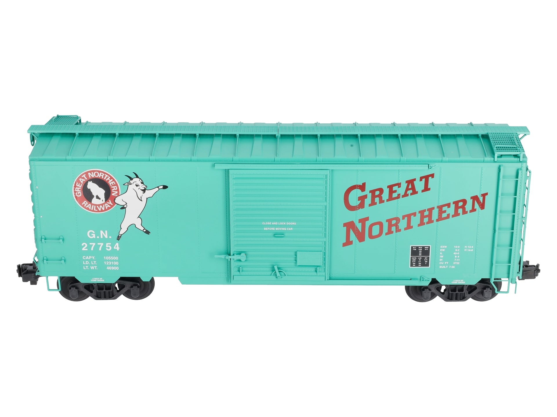 USA Trains R19229C G Great Northern 40 Ft. PS-1 Simulated Steel Box Car