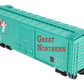 USA Trains R19229C G Great Northern 40 Ft. PS-1 Simulated Steel Box Car