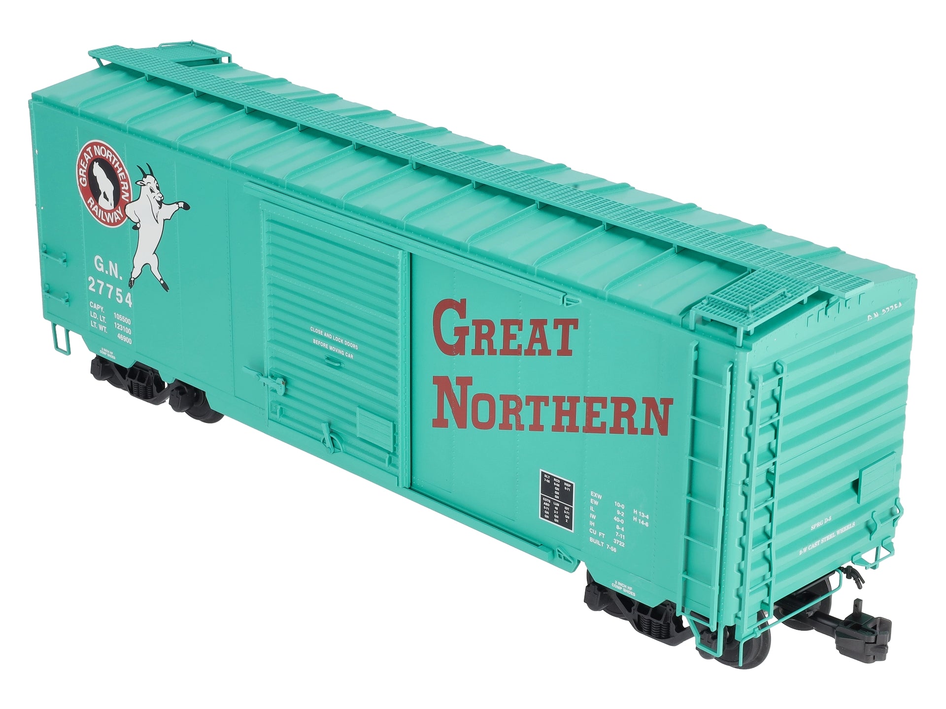 USA Trains R19229C G Great Northern 40 Ft. PS-1 Simulated Steel Box Car