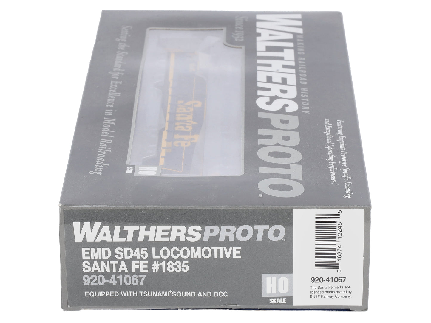 Walthers 920-41067 HO Santa Fe EMD SD45 Diesel Locomotive #1835 w/Sound & DCC