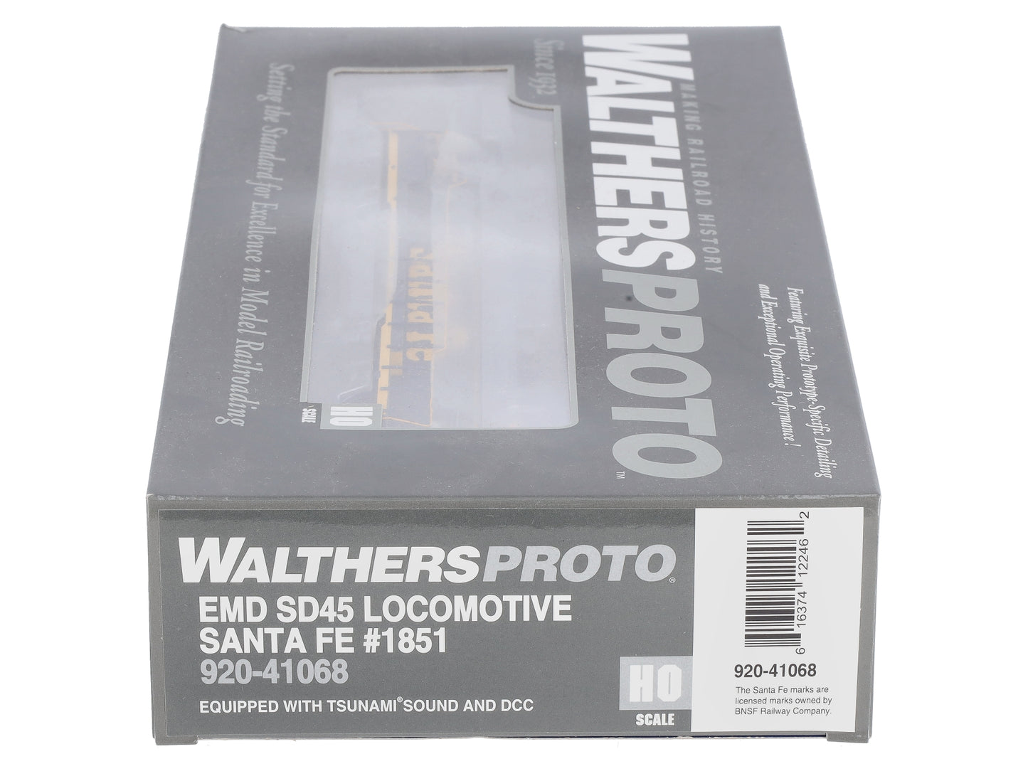 Walthers 920-41068 HO Santa Fe EMD SD45 Diesel Locomotive w/ Sound & DCC #1851