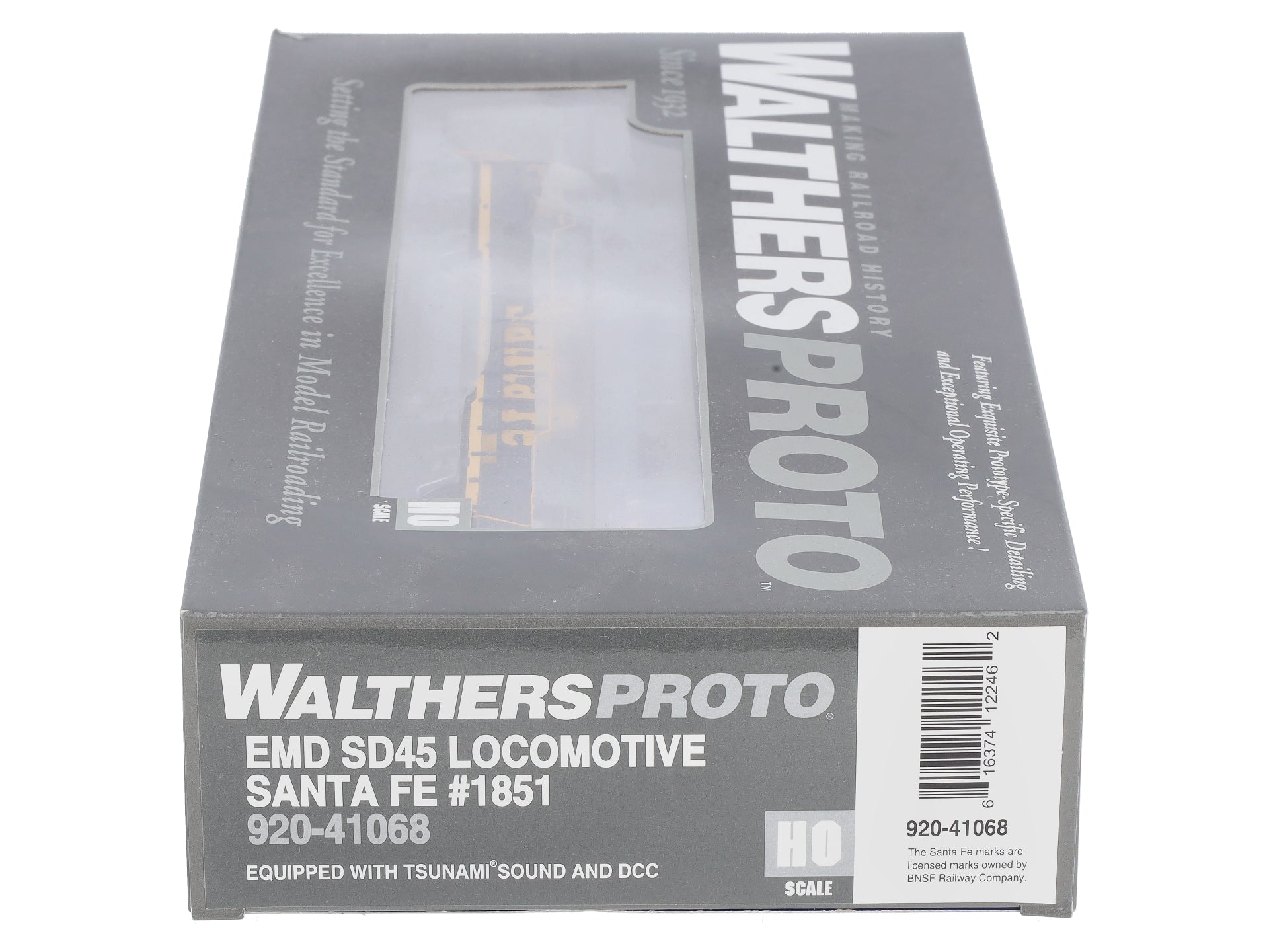 Walthers 920-41068 HO Santa Fe EMD SD45 Diesel Locomotive w/ Sound & DCC #1851
