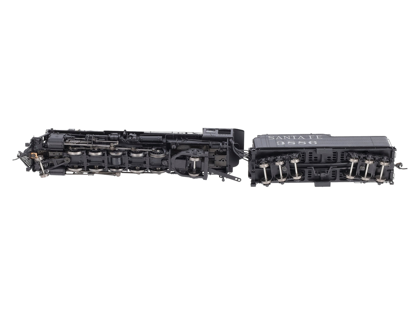 Broadway Limited 2194 HO Scale ATSF 2-10-2 Steam Locomotive #3886 w/DCC, Sound