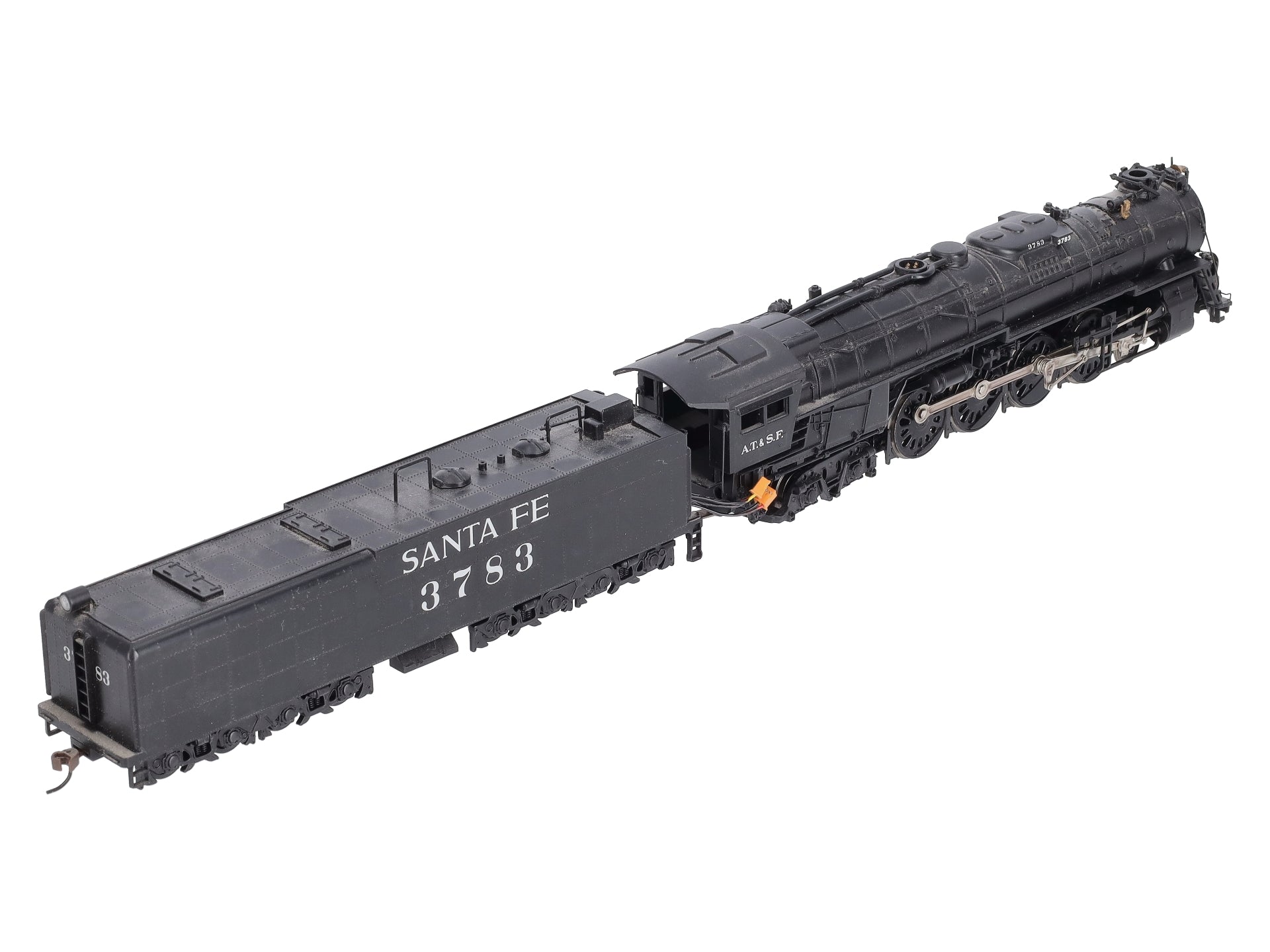 Bachmann 50803 HO Santa Fe 4-8-4 Northern Steam Locomotive #3783 w