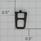MTH FC-2100107 Premier F3 Black Rear Frame Mount Ladder