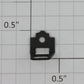 MTH FC-2100107 Premier F3 Black Rear Frame Mount Ladder