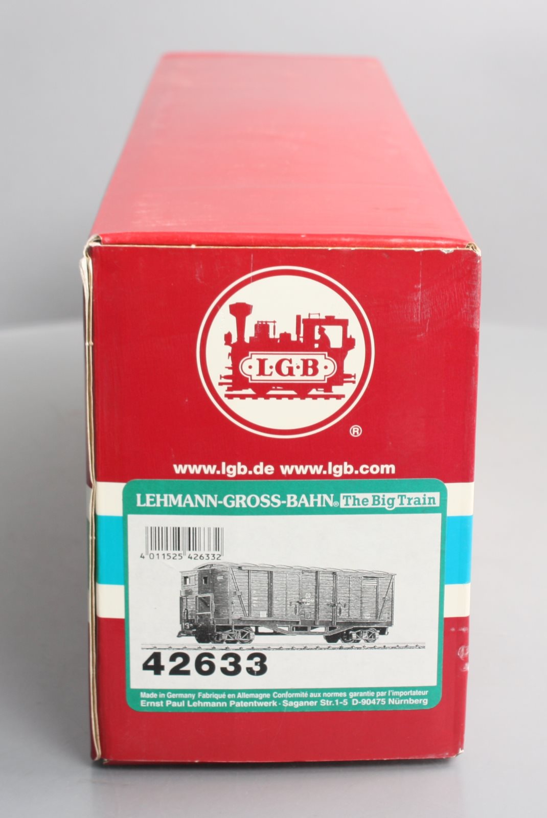LGB 42633 DR Freight Car #GGw995255 – Trainz