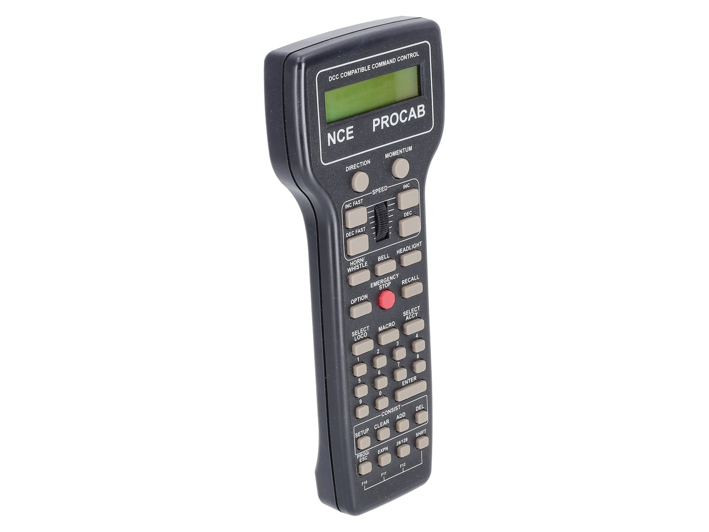 NCE Corporation 010 ProCab Deluxe Master Cab Handheld Remote with LCD Screen EX
