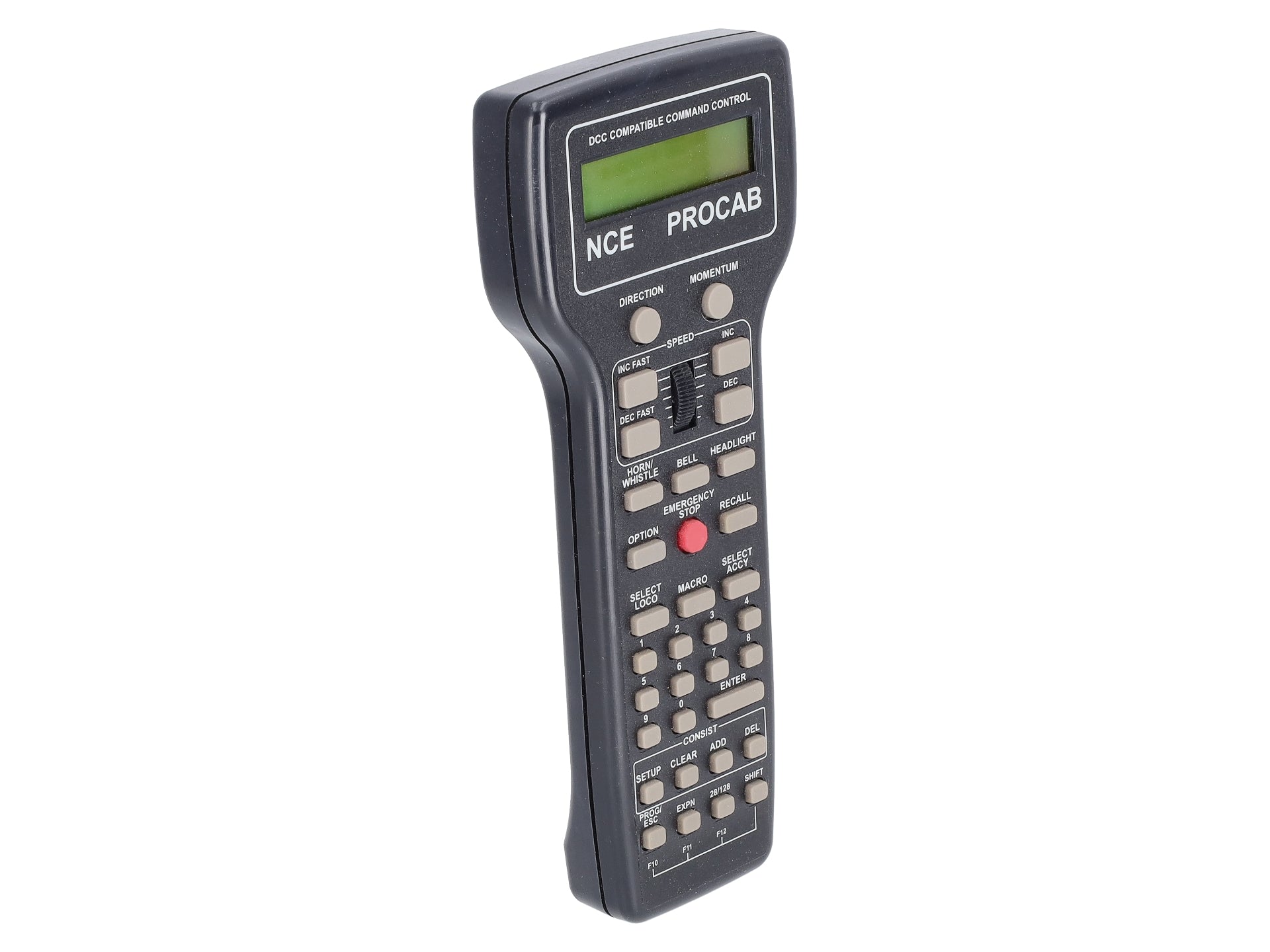 NCE Corporation 010 ProCab Deluxe Master Cab Handheld Remote with LCD Screen EX