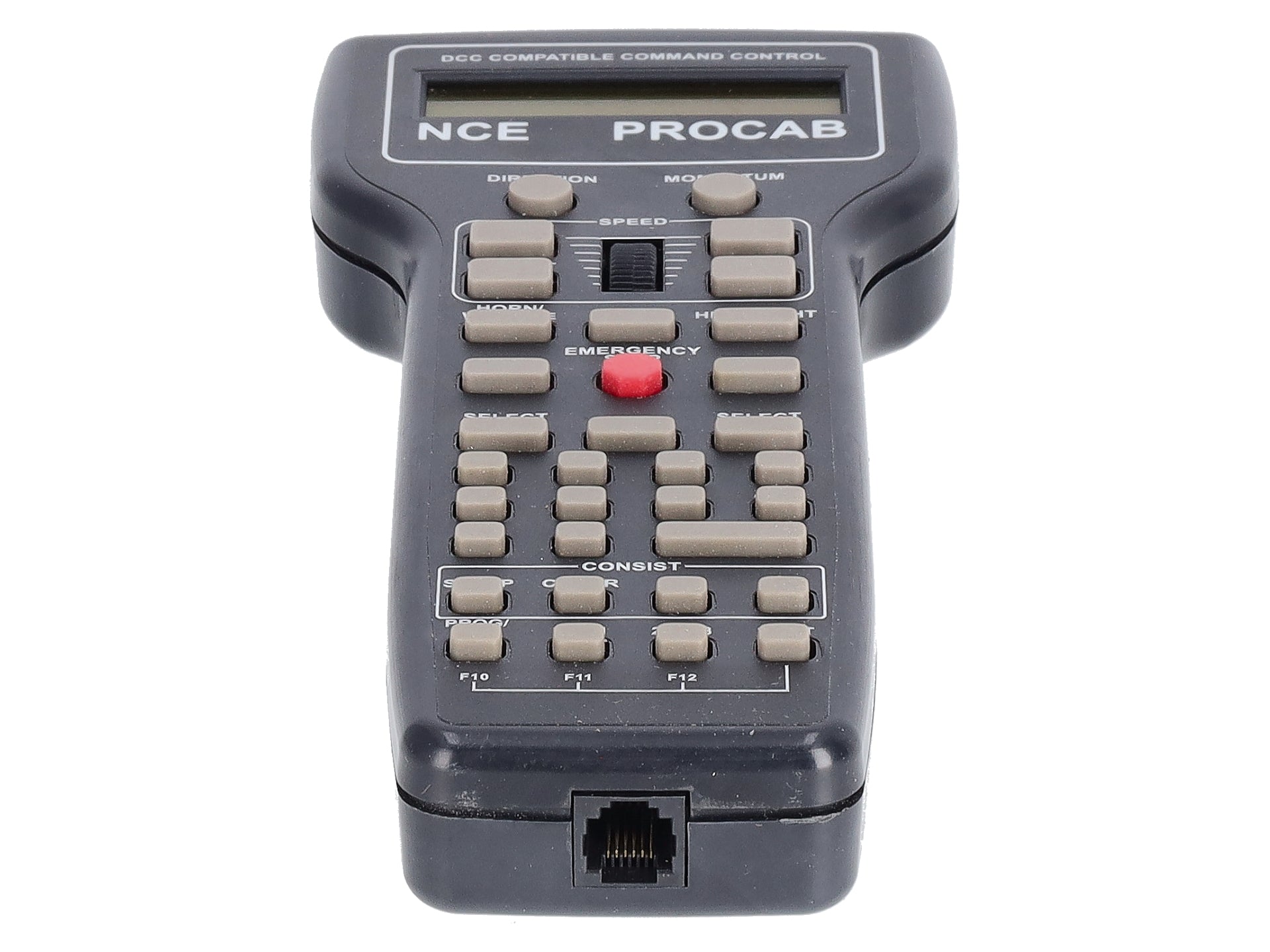 NCE Corporation 010 ProCab Deluxe Master Cab Handheld Remote with LCD Screen EX