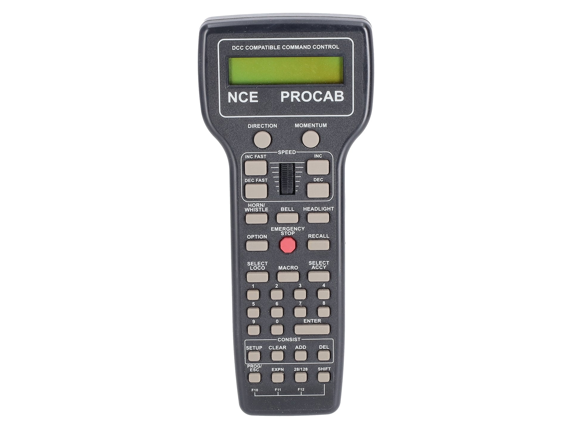 NCE Corporation 010 ProCab Deluxe Master Cab Handheld Remote with LCD Screen EX