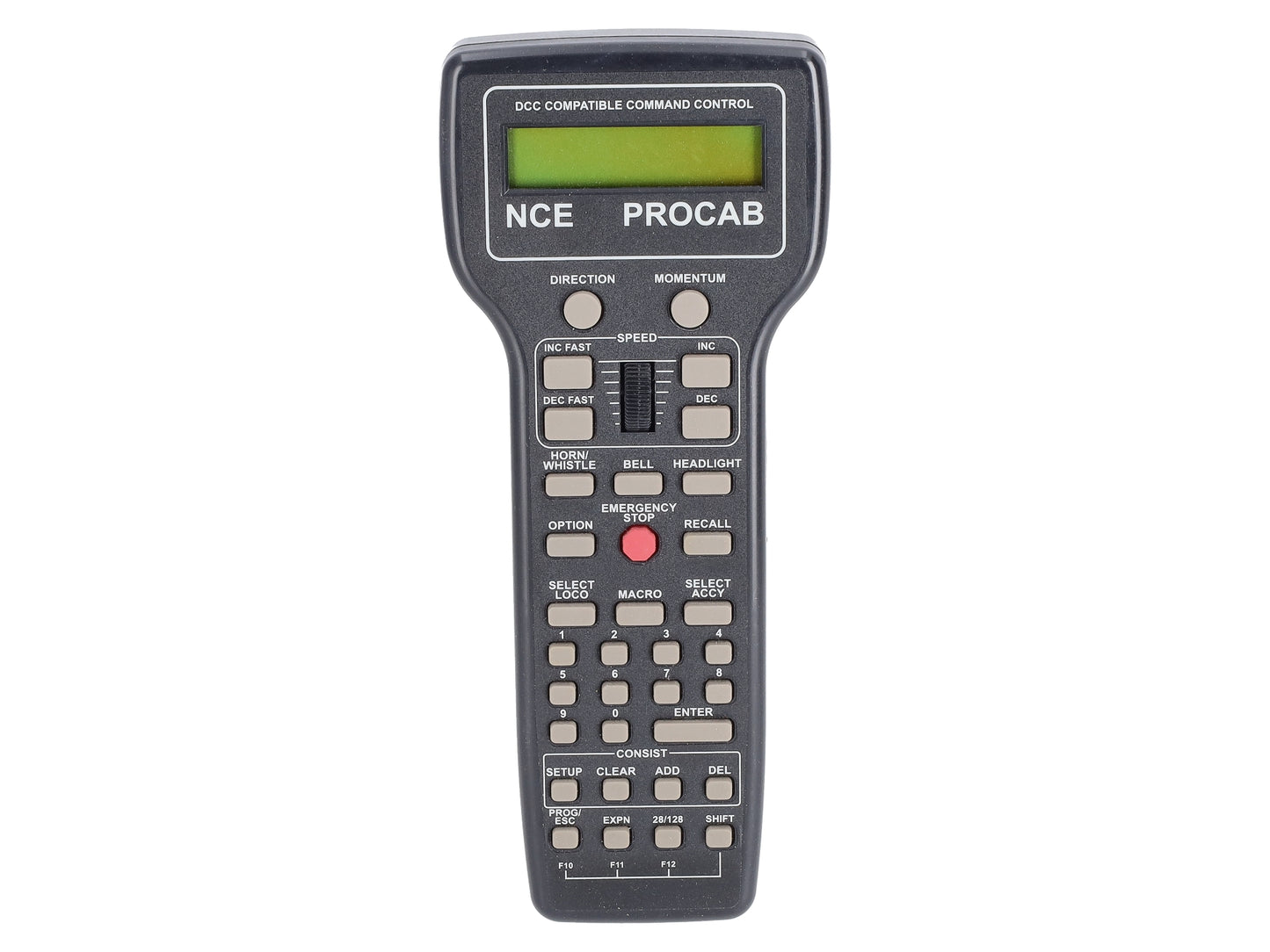 NCE Corporation 010 ProCab Deluxe Master Cab Handheld Remote with LCD Screen