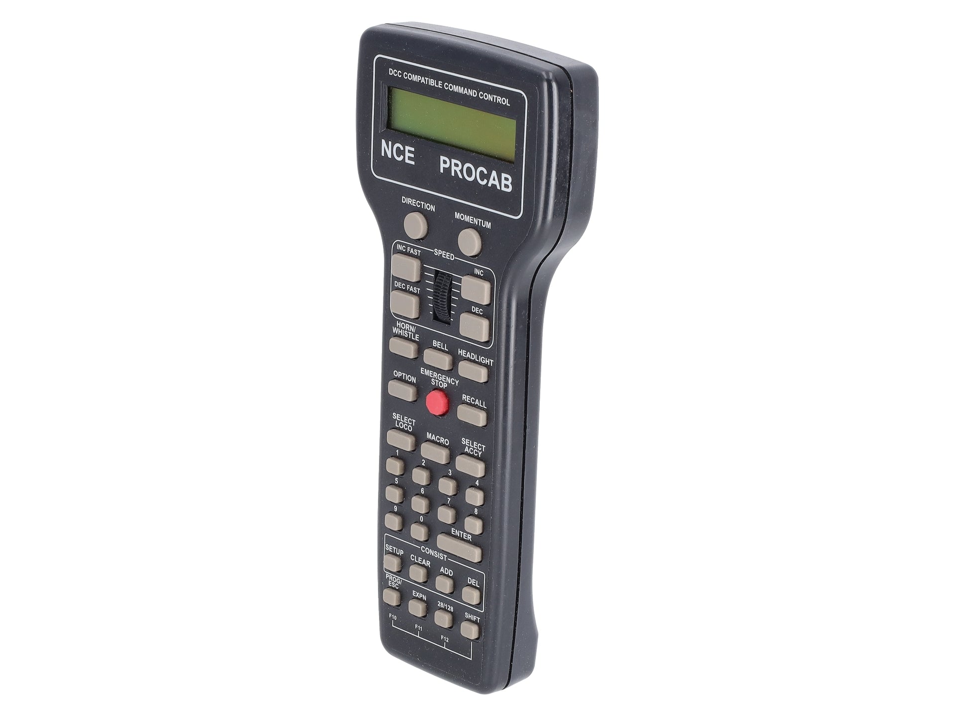 NCE Corporation 010 ProCab Deluxe Master Cab Handheld Remote with LCD Screen EX
