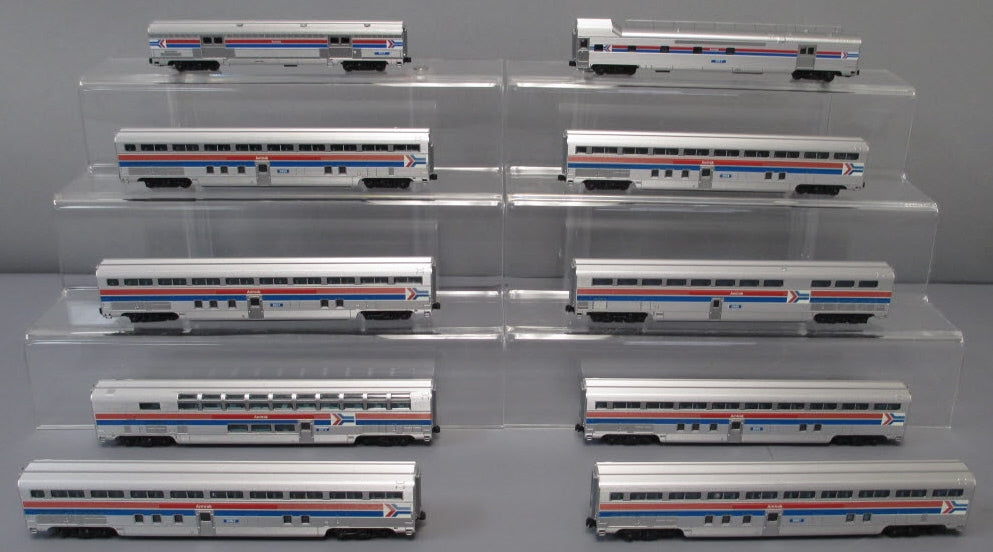 Kato 106-079 N Scale Amtrak El Capitan 10-Car Passenger Set (Set of 10)