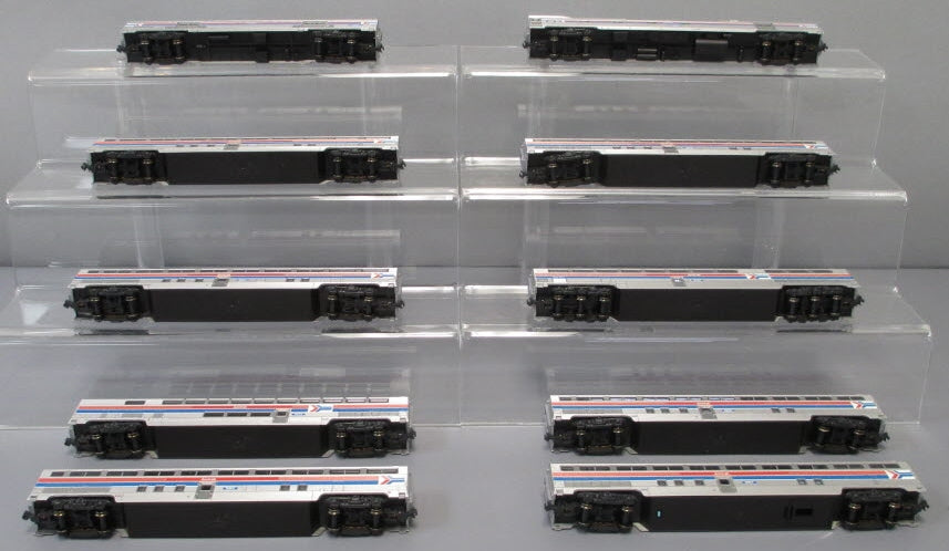 Kato 106-079 N Scale Amtrak El Capitan 10-Car Passenger Set (Set of 10)