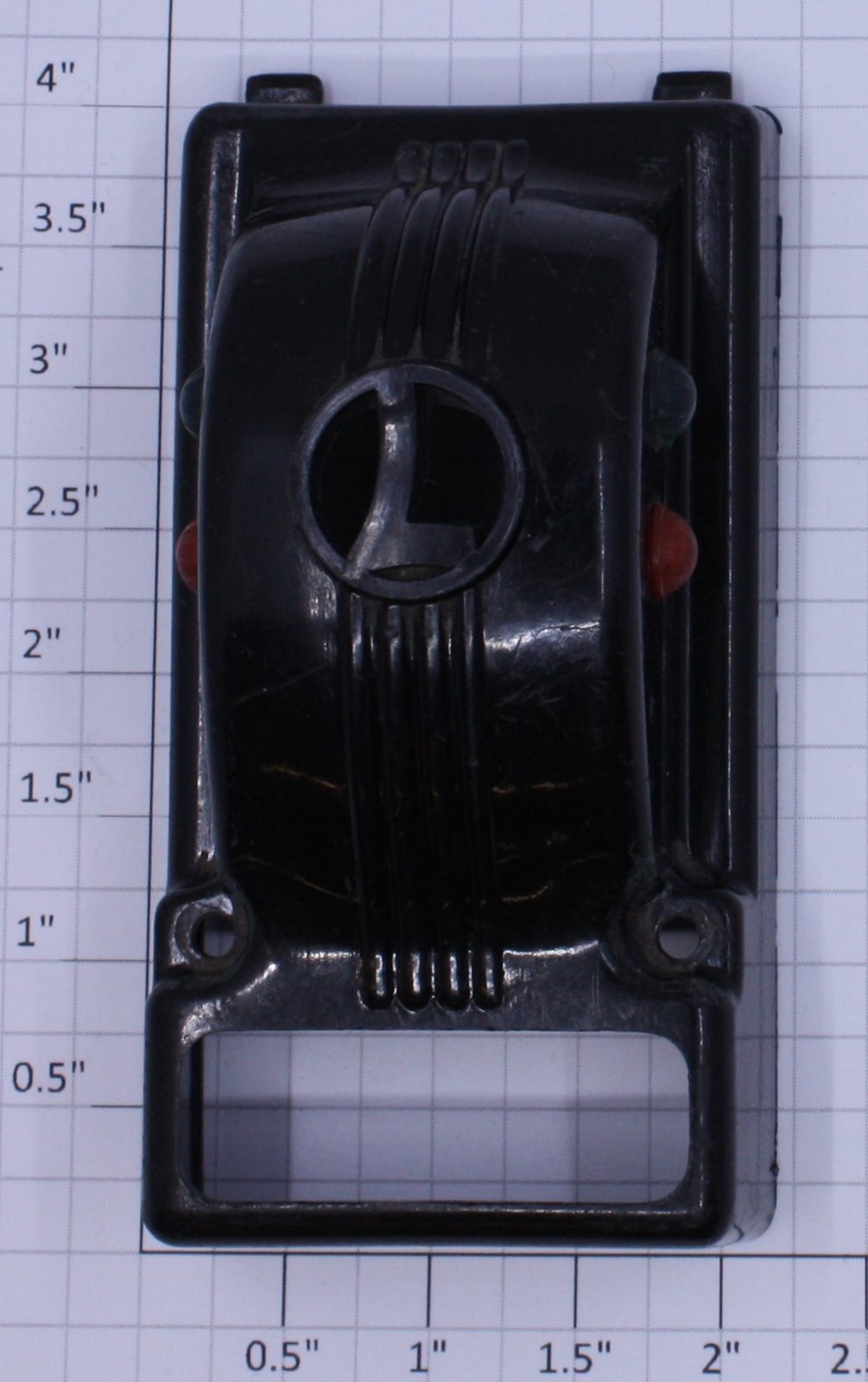 Lionel 1121-73 O Turnout Switch Motor Housing Cover w/ Flat Rubber Lens