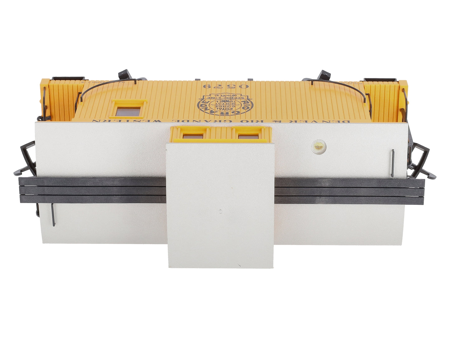 Piko 38833 G Denver & Rio Grande Western Wood Caboose Yellow #0579