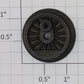 Lionel 18515-76 Plain End Wheel with Undercut for Switcher