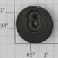 Lionel 18515-76 Plain End Wheel with Undercut for Switcher