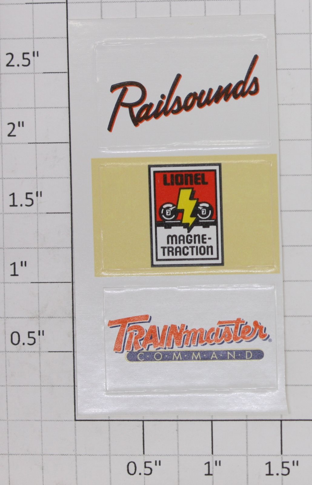Lionel 12943-20 Railsounds/Lionel Magnetraction/Trainmaster Sticker (3)