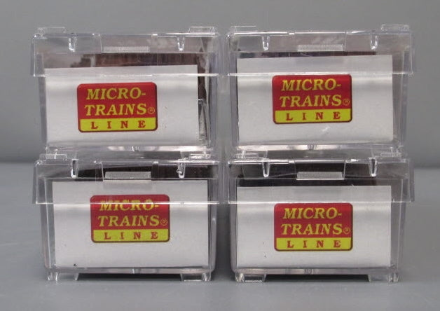 Micro-Trains 99300071 N Santa Fe 50' Plug-Door Boxcar Runner Pack (Set of 4) LN/Box