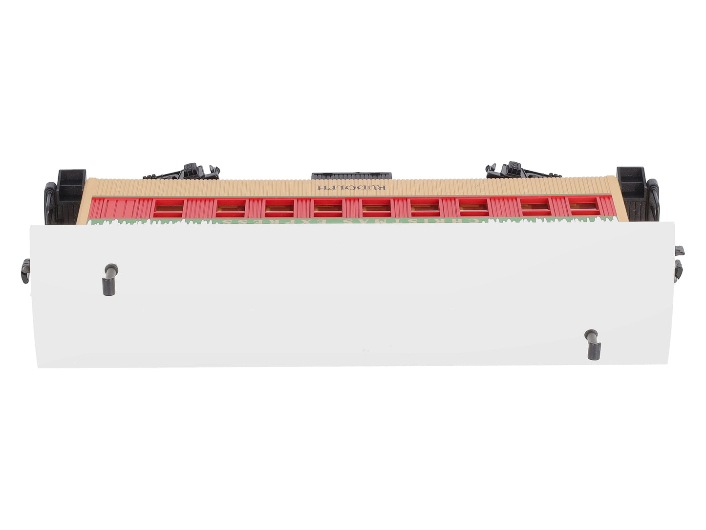 MTH 30-6417 O Gauge Christmas Overton Passenger Coach-Rudolph